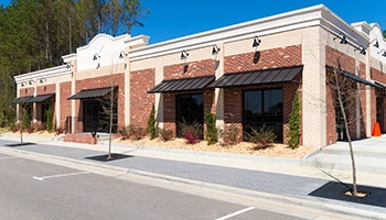 a small commercial retail building