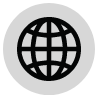 Animated globe icon